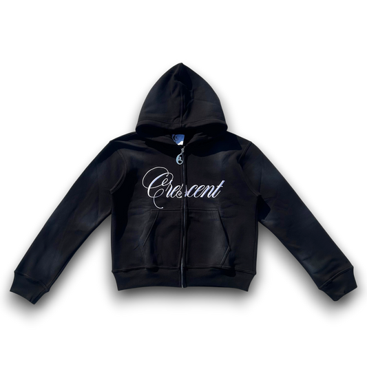 Black Sun-faded "Crescent" Tracksuit (PRE-ORDER)