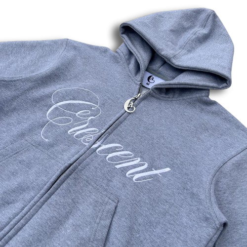 Gray "Crescent" Hoodie